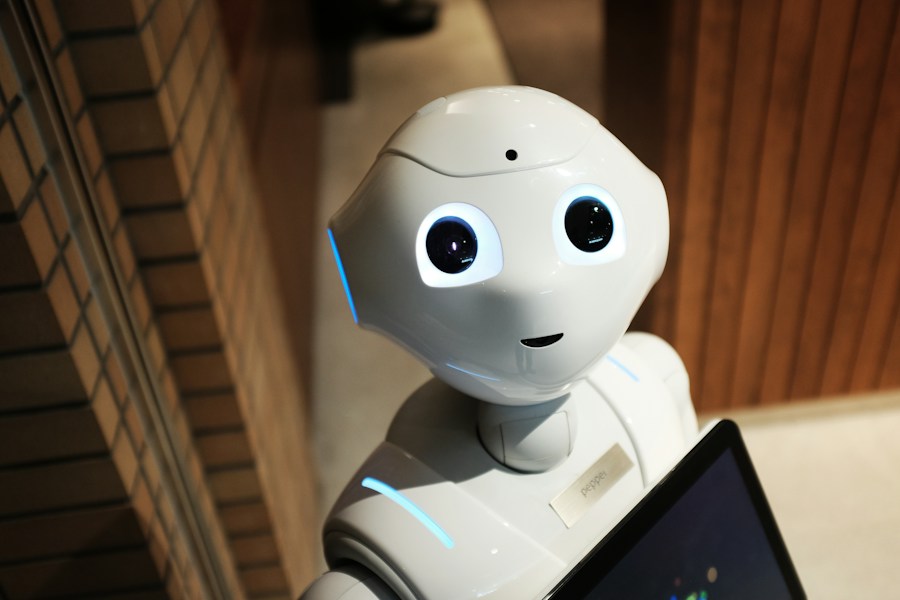 An illustrative humanoid robot