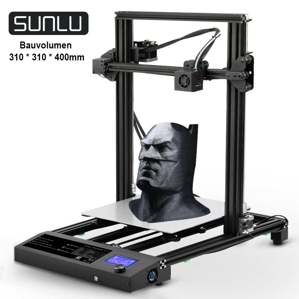 310x310x400mm Large Build Size Heated bed SLi-S8 Dual Z Ultra-easy Assembly 3D Printer DIY Kit Dual Axis Model SUNLU 3D Printer S8 with Resume Printing Filament Detection 