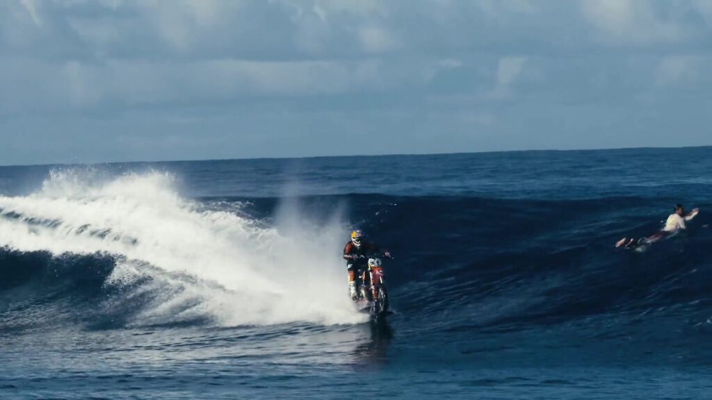 Robbie Maddison in Tahiti, French Polynesia — frame from Pipe Dream