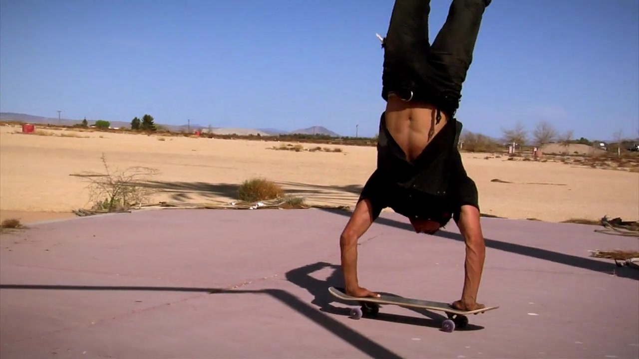 Kilian Martin in Lake Dolores, Newberry Springs, California, USA — frame from Altered Route